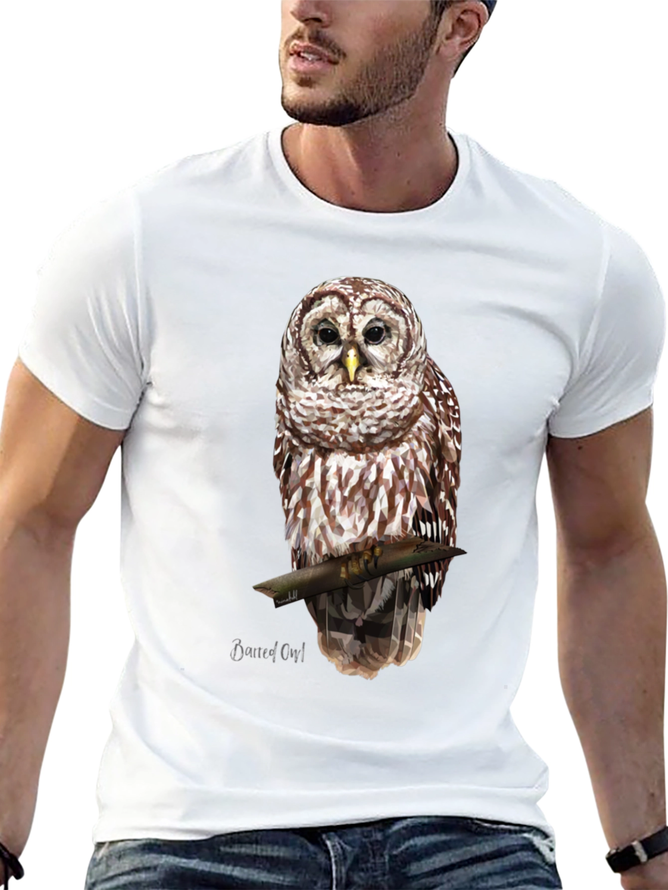 Owl Graphic T-Shirt - Nature Lover Apparel