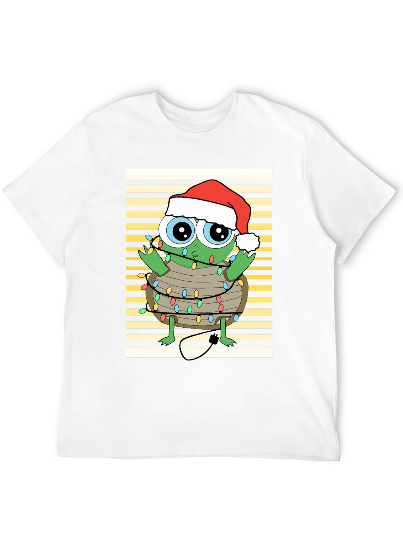 Festive Turtle Christmas Lights T-Shirt
