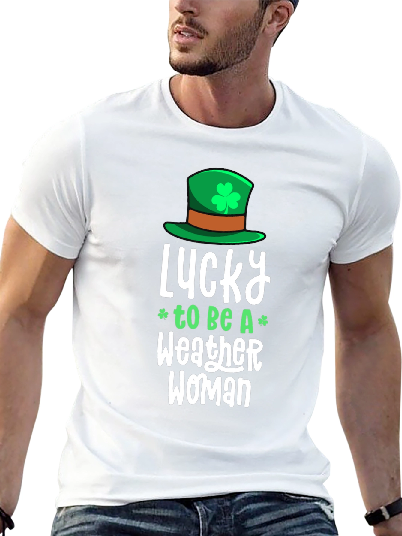 Lucky Weather Woman Graphic Tee