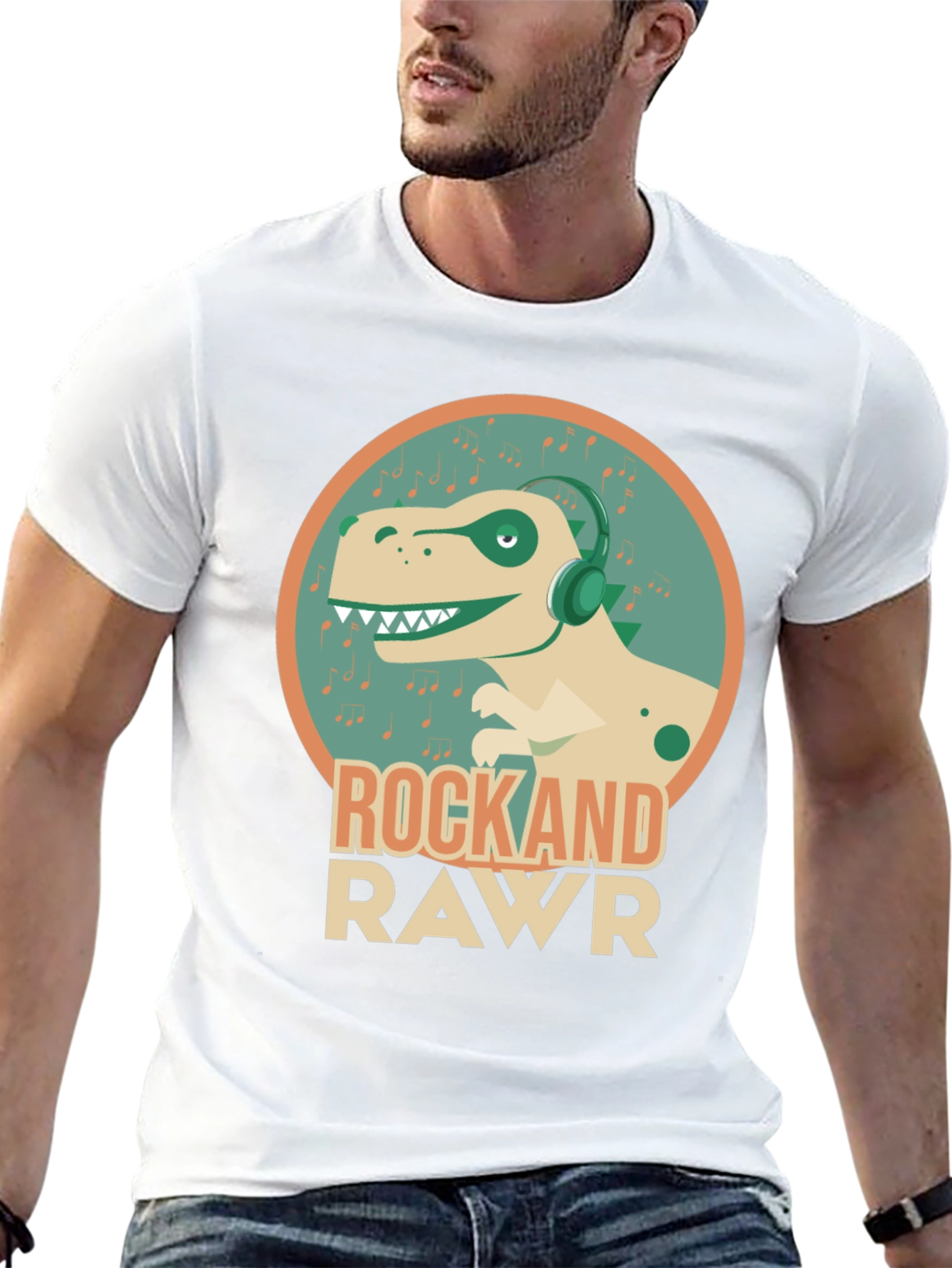 Rock and Rawr Dinosaur T-Shirt