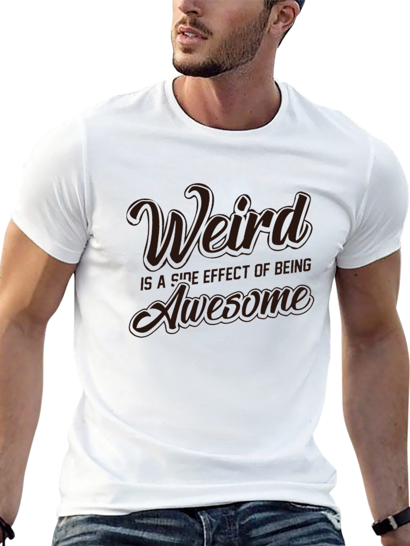Weird is Awesome T-Shirt - Unique Graphic Tee