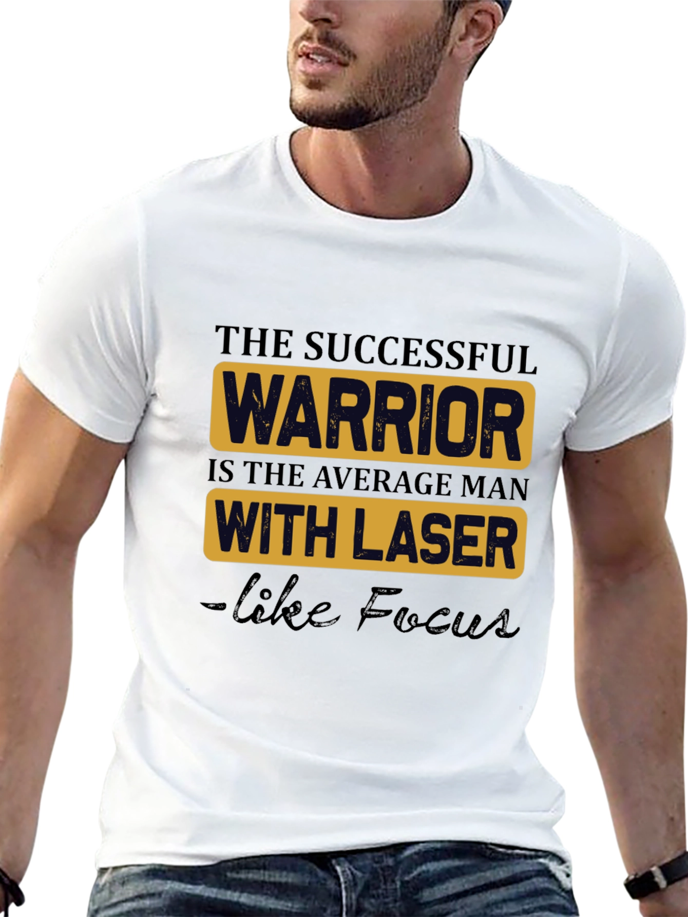 Successful Warrior Graphic Tee - Black