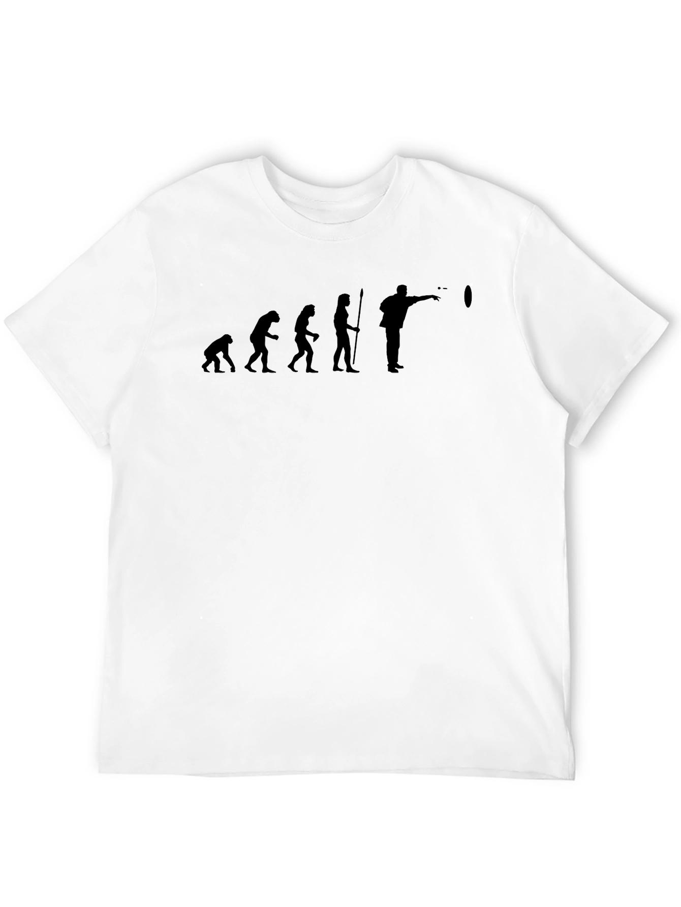 Evolution of Cornhole Black T-Shirt