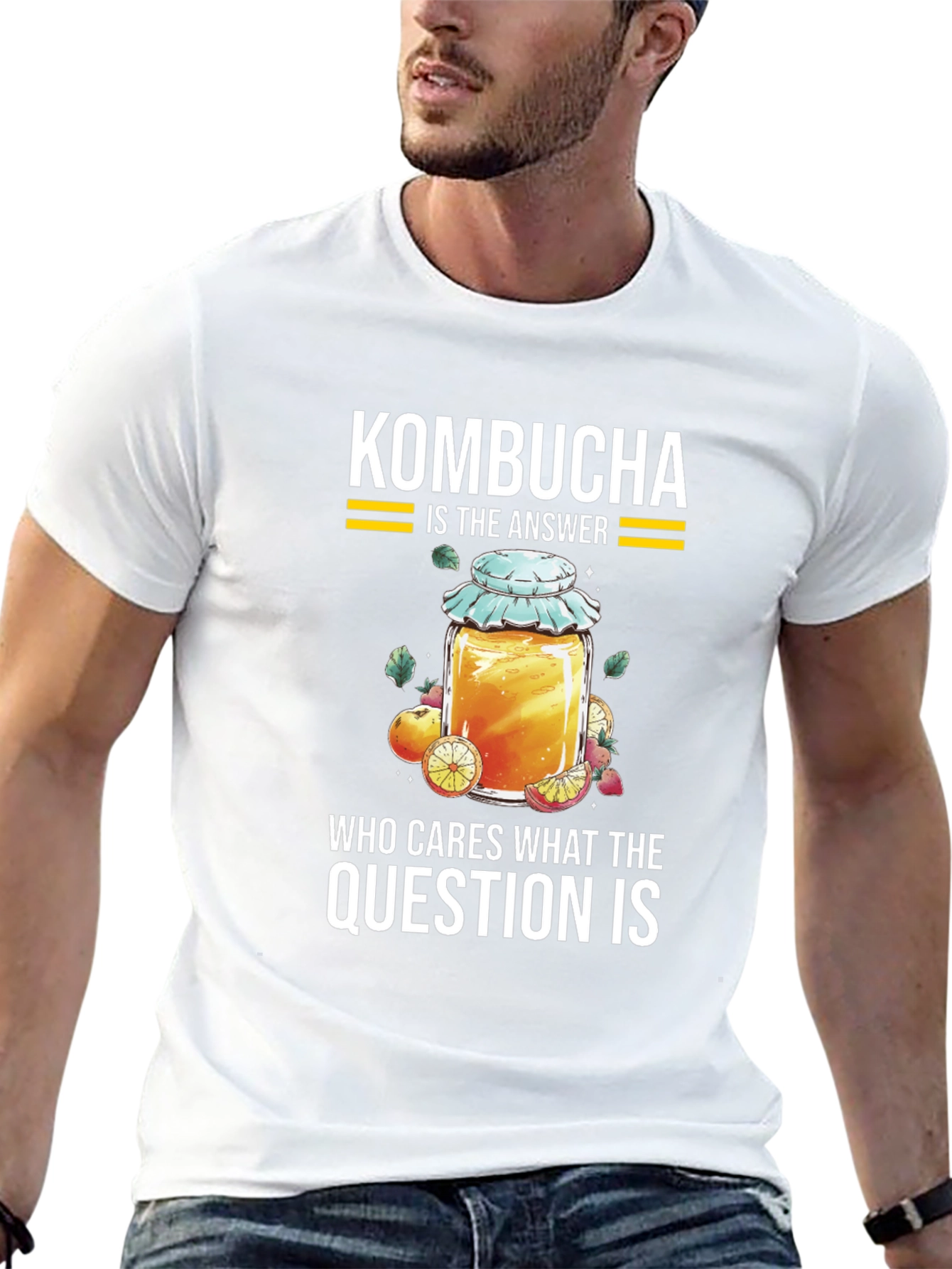 Kombucha Answer T-Shirt - Quirky Graphic Tee