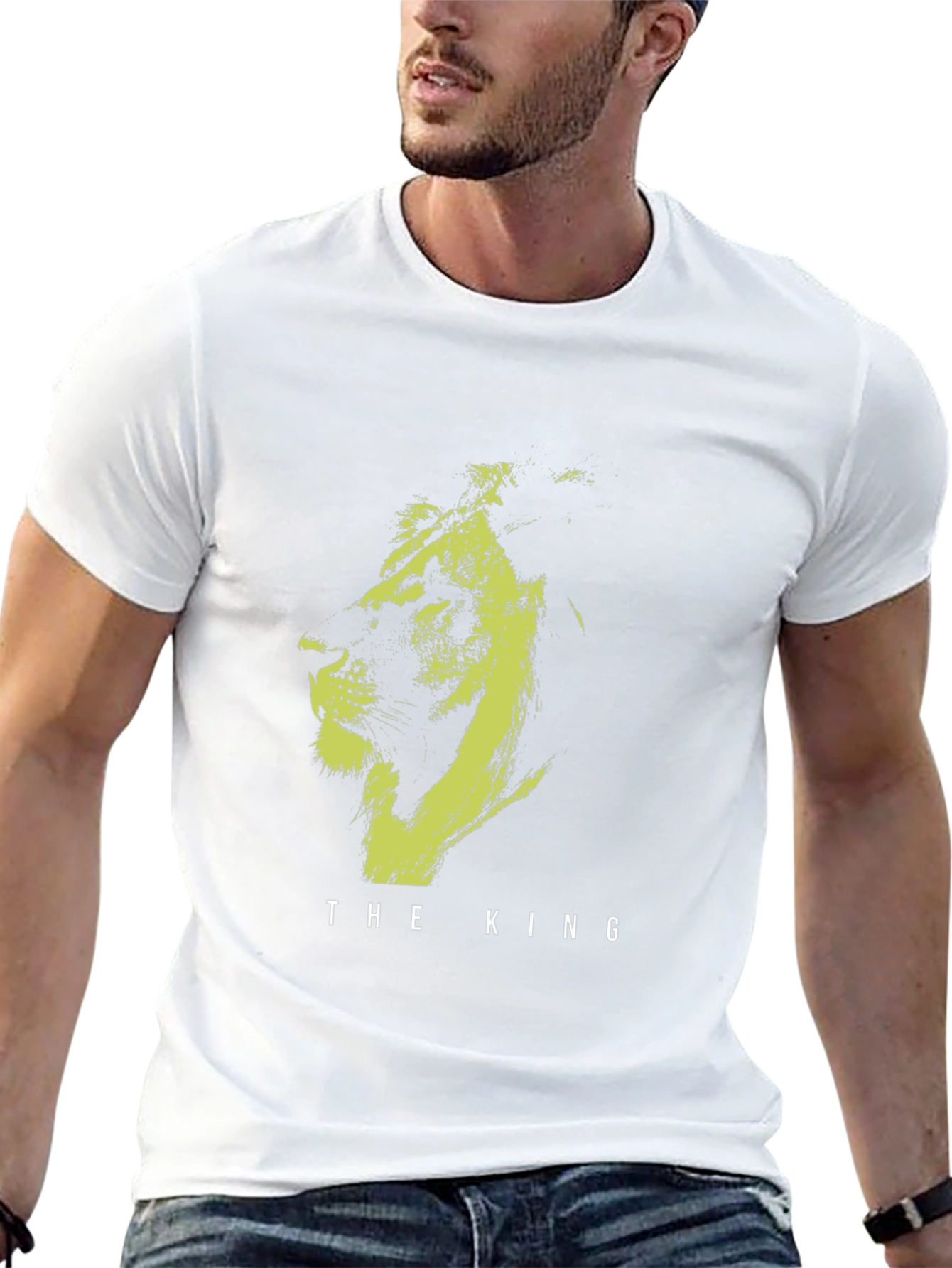 The King Lion Graphic T-Shirt - Stylish Mens Tee