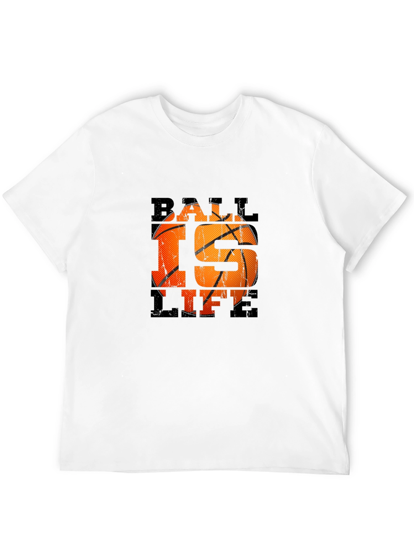 Ball is Life Black Graphic T-Shirt