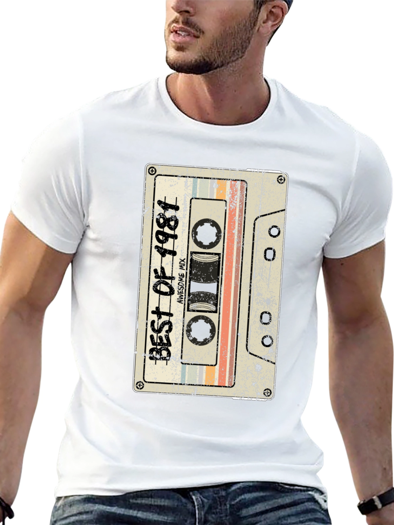 Best of 1981 Cassette Tape Graphic T-Shirt