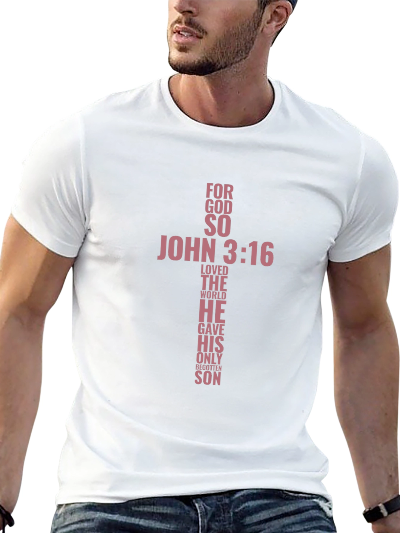 John 3:16 Graphic Tee - Christian T-Shirt