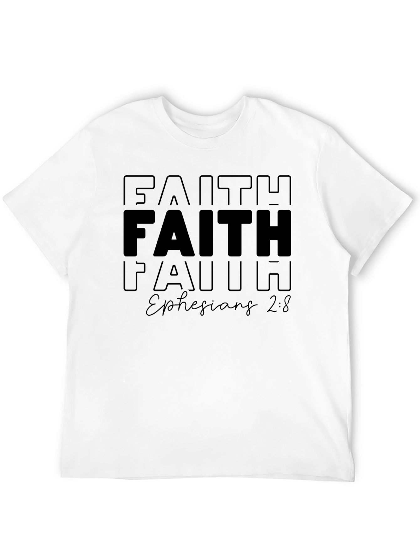 Faith Ephesians 2:8 T-Shirt - Christian Apparel