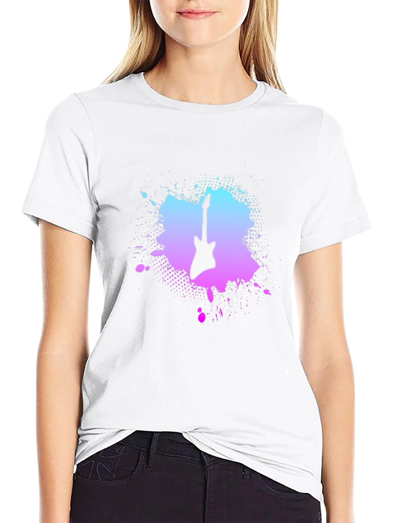 Electric Guitar Graphic T-Shirt - Music Lover Tee