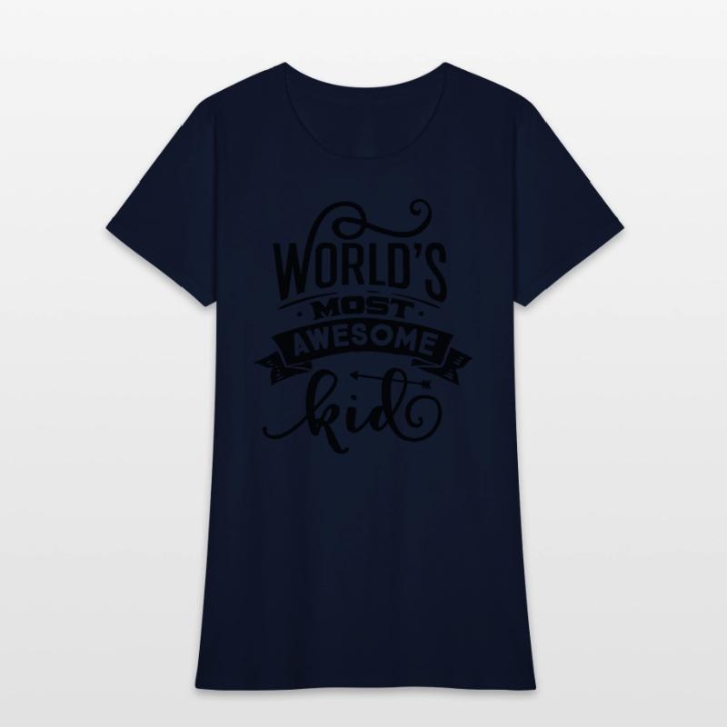 World s most awesome kid tshirt design