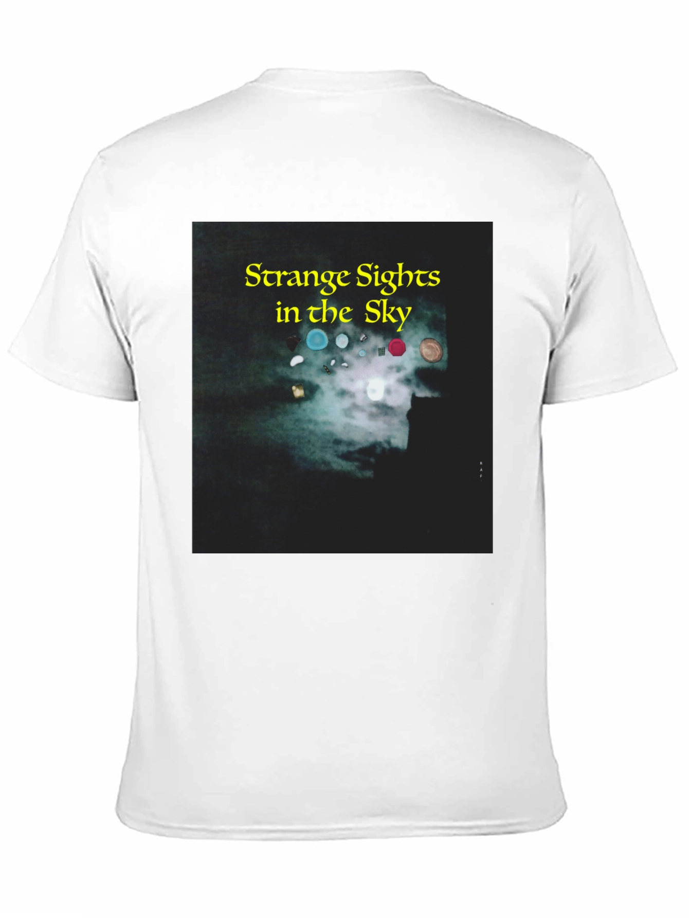 Strange Sights in the Sky Graphic Tee - Black