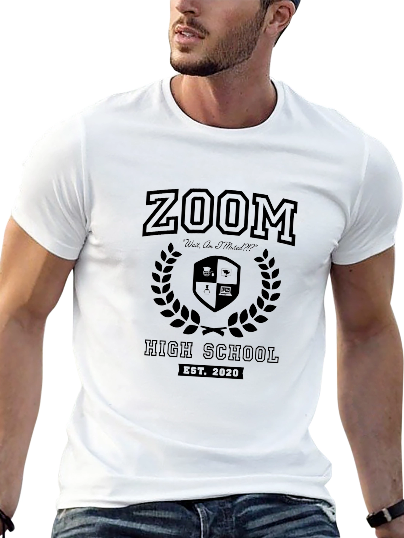 Zoom High School Black T-Shirt EST. 2020