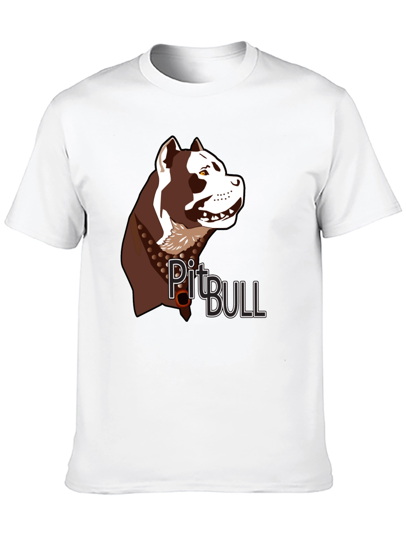 Pitbull Dog Graphic T-Shirt - Black