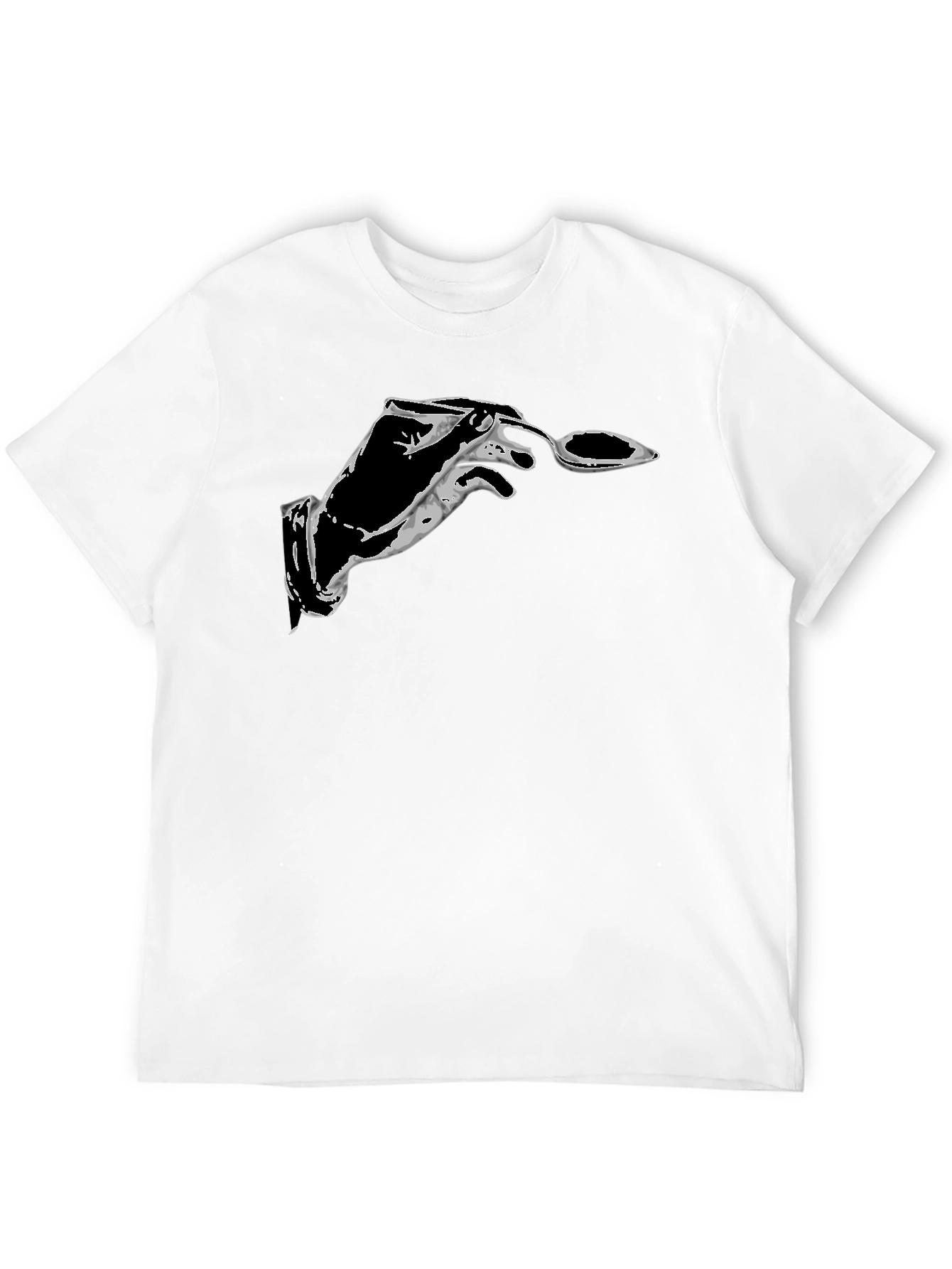 Graphic T-Shirt: Hand with Spoon