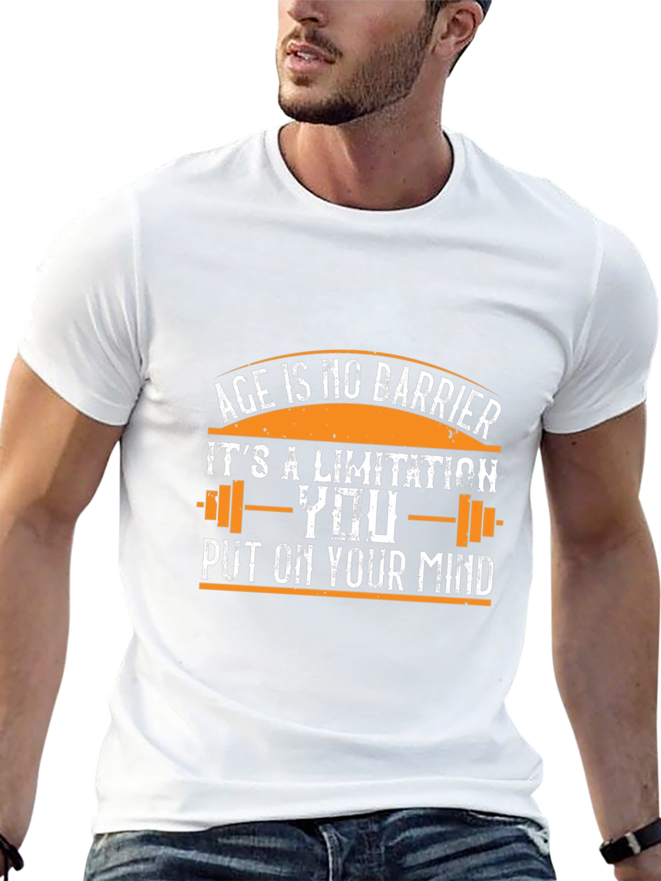 Age is No Barrier Graphic T-Shirt