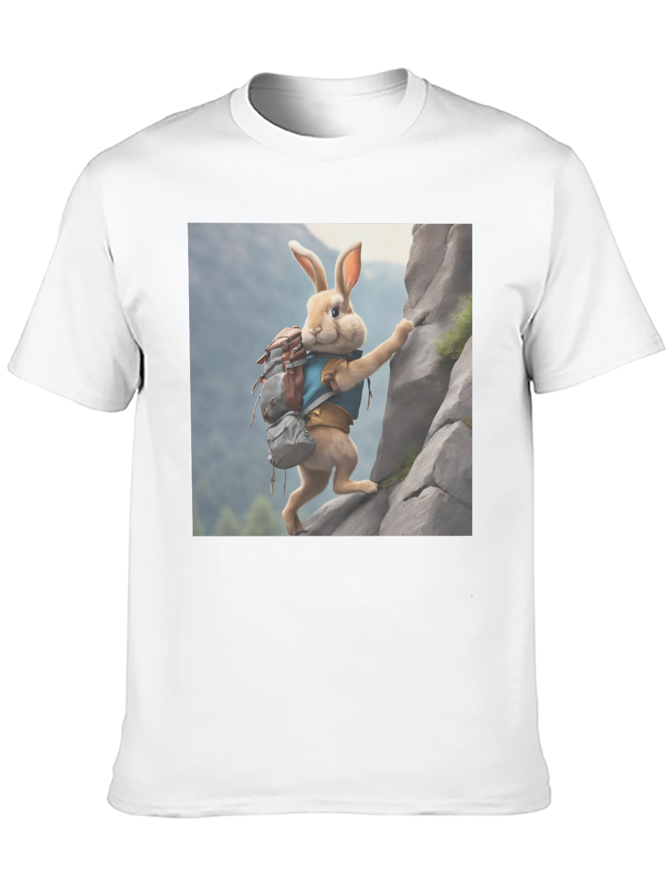 Rabbit Climber Black T-Shirt