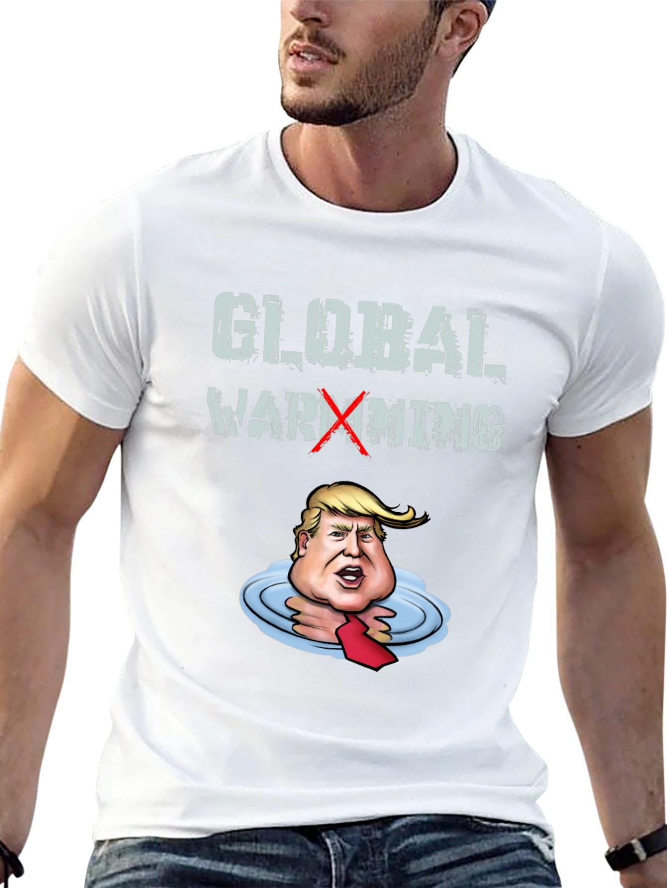 Global Warming Trump Graphic T-Shirt