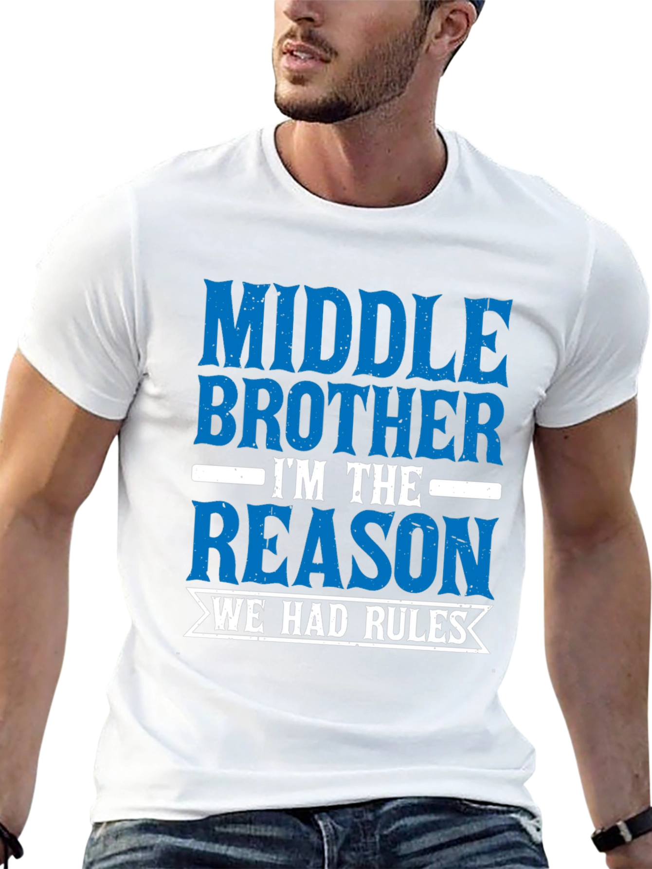Middle Brother Reason Rules T-Shirt