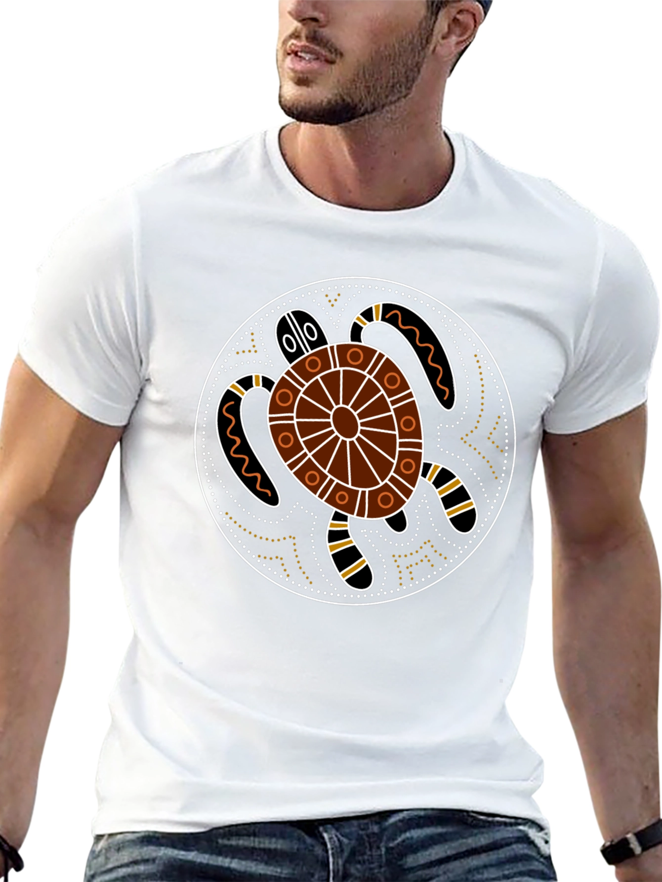 Turtle Aboriginal Art T-Shirt