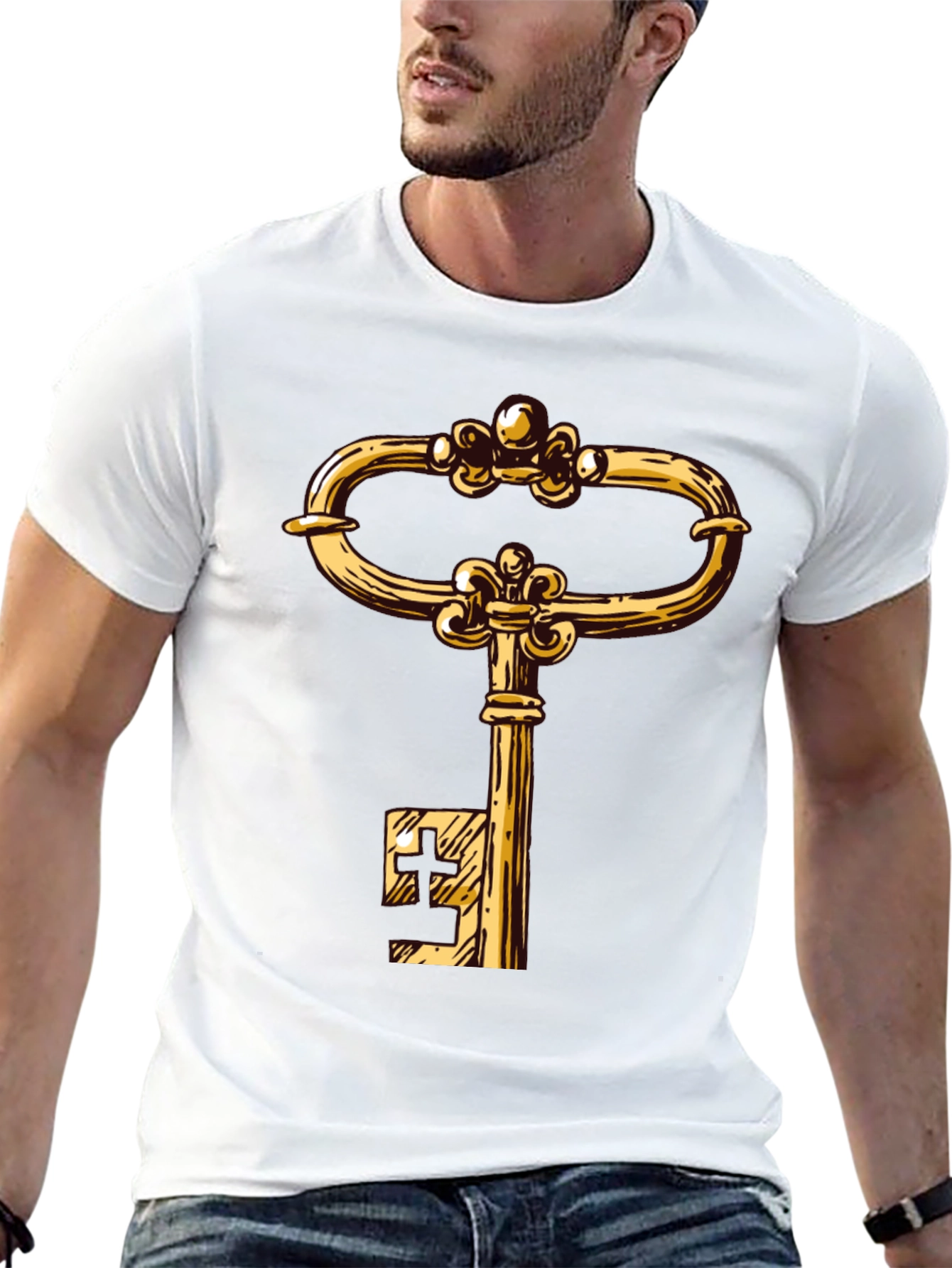 Key Graphic Tee - Unlock Your Style!