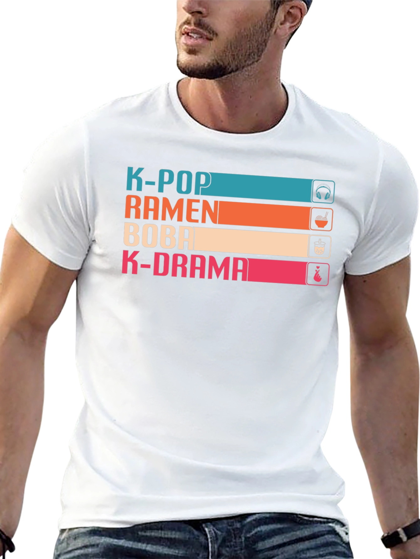 K-Pop Ramen Boba K-Drama T-Shirt