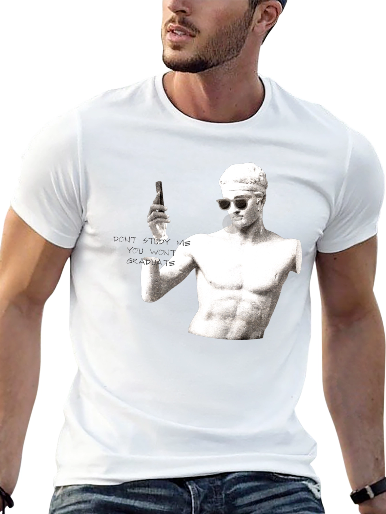 Humorous Student T-Shirt - Study Me & Fail