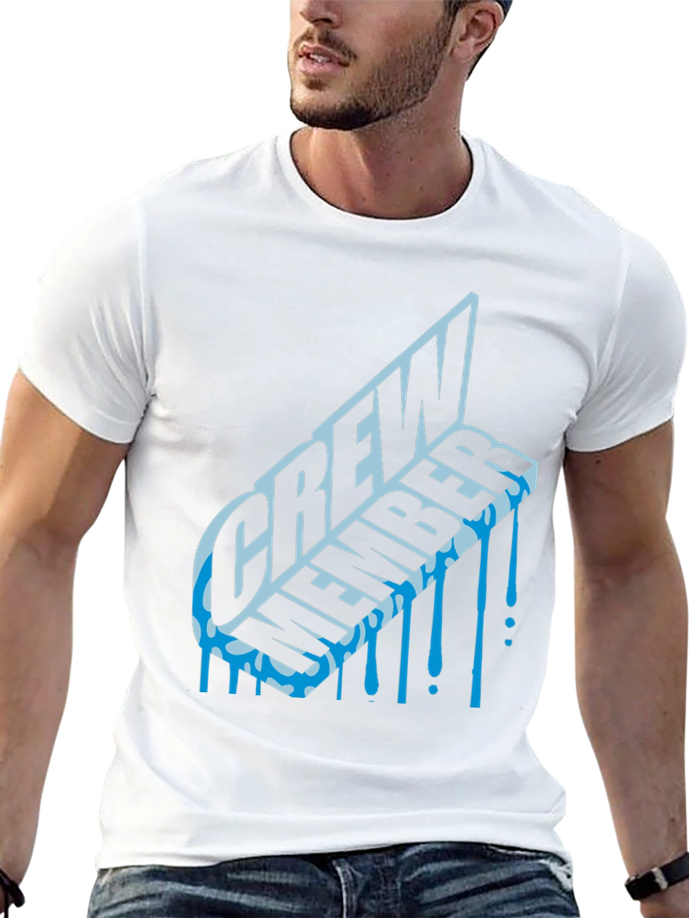 Crew Member Graphic Tee - Black