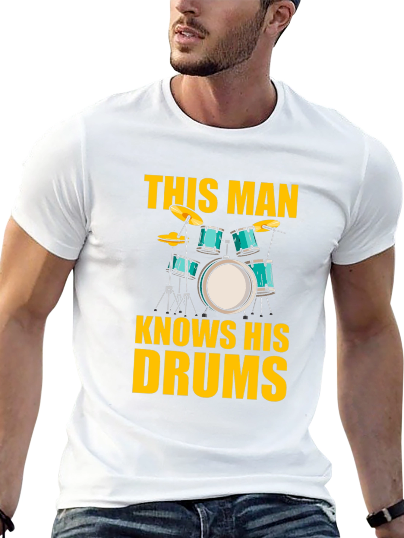 This Man Knows His Drums T-Shirt