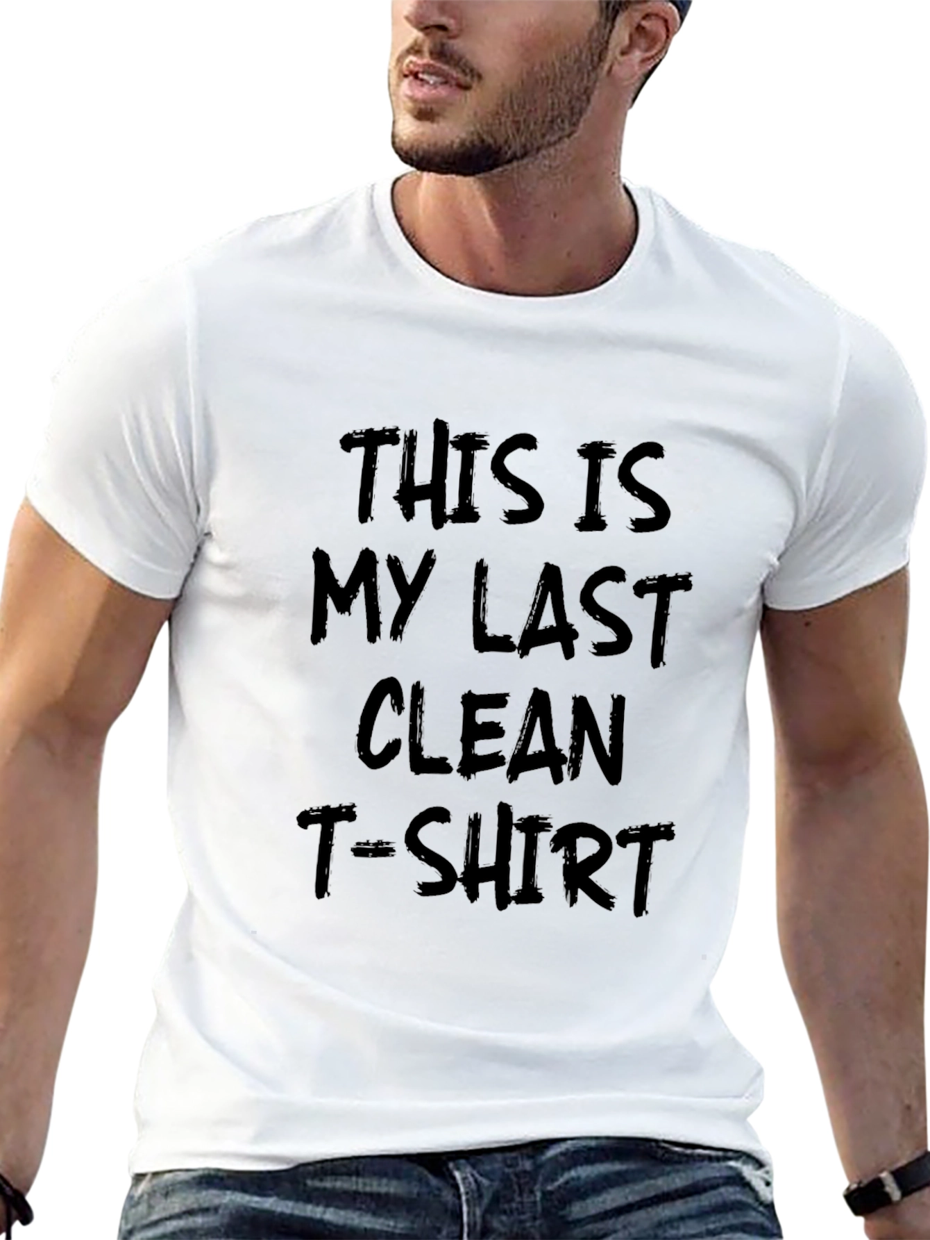 Funny Last Clean T-Shirt Graphic Tee