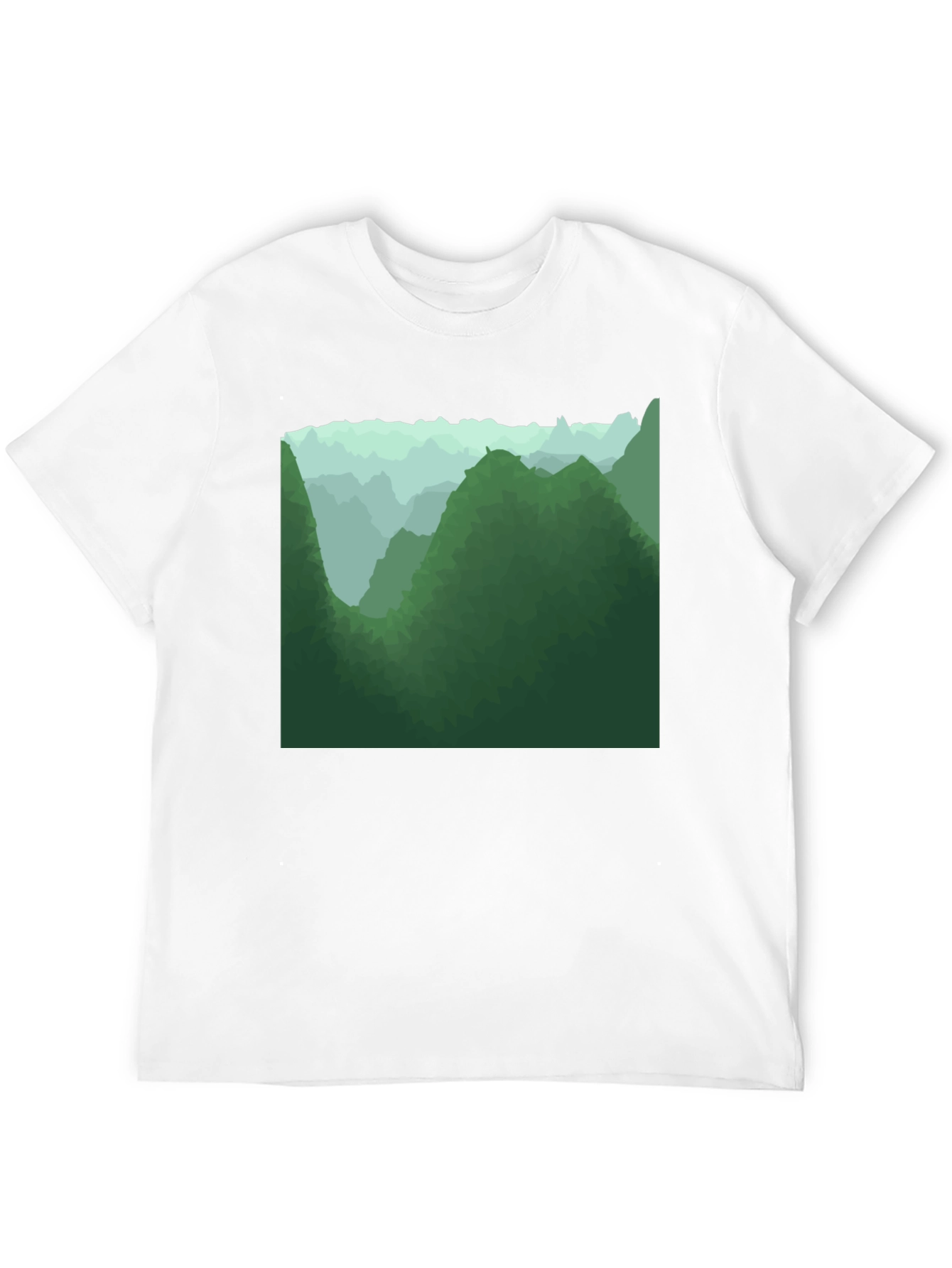 Green Mountain Graphic Tee - Nature Lovers Shirt
