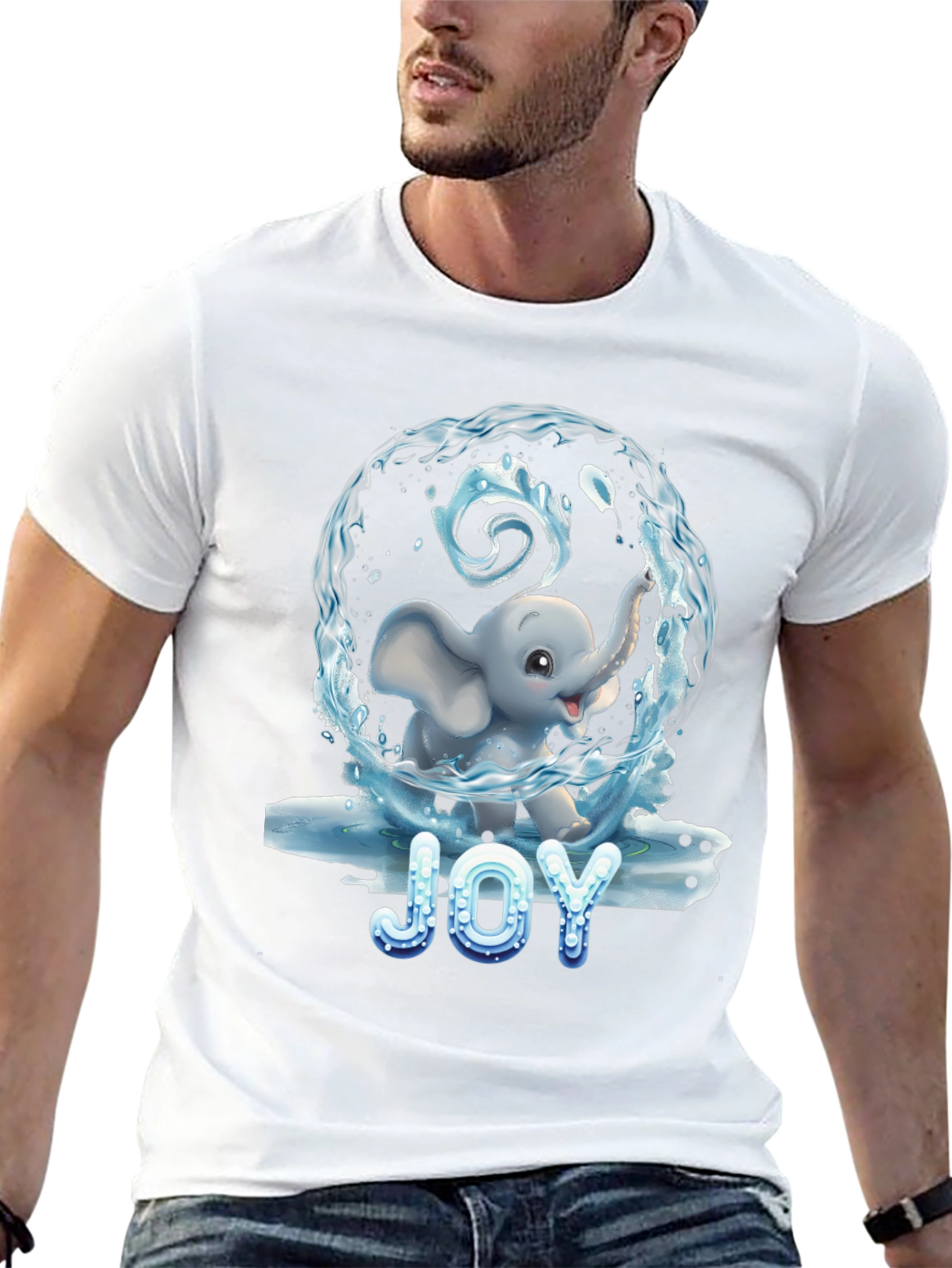 Joy Elephant Graphic Tee