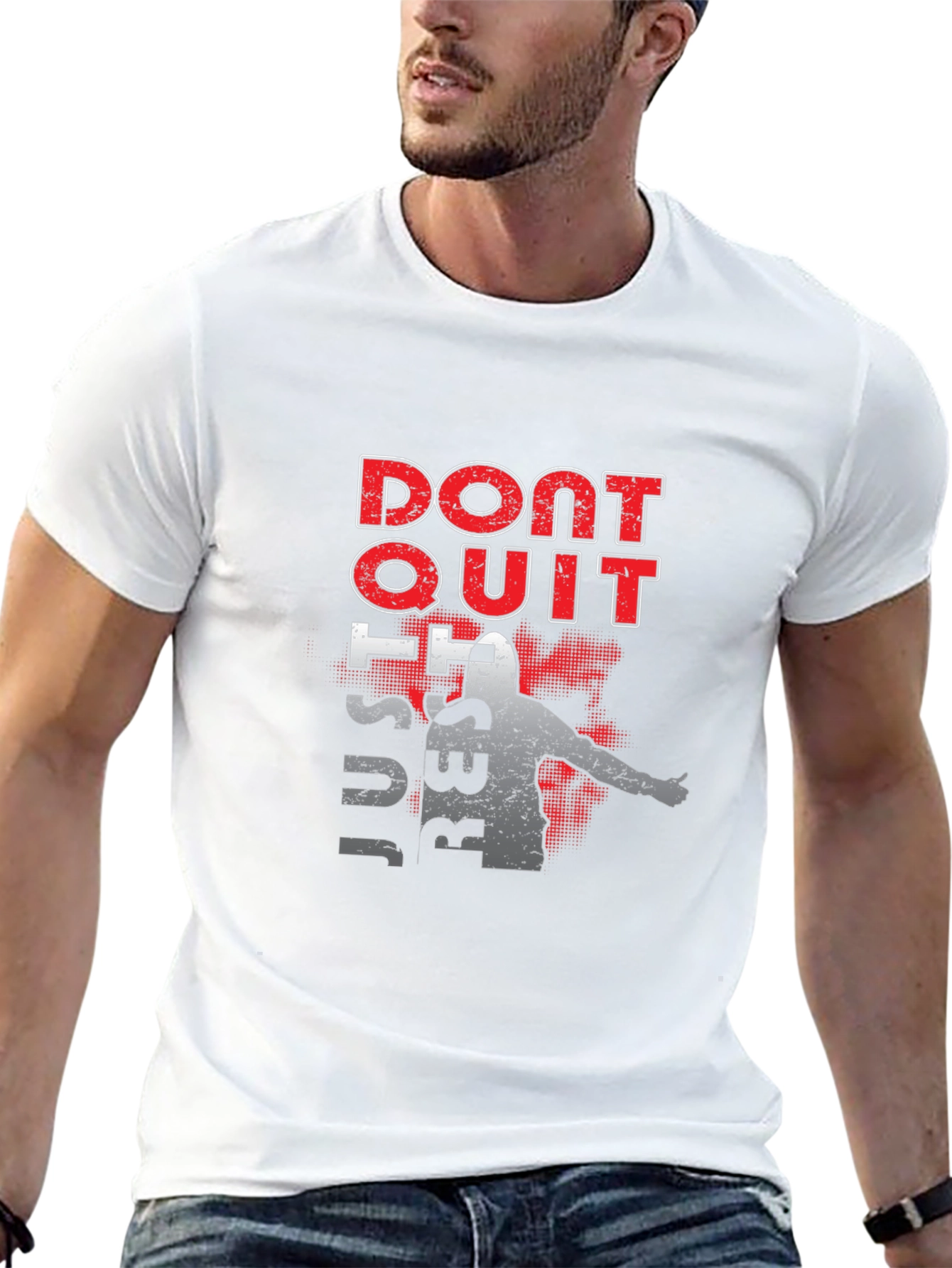 Motivational Dont Quit Graphic Tee