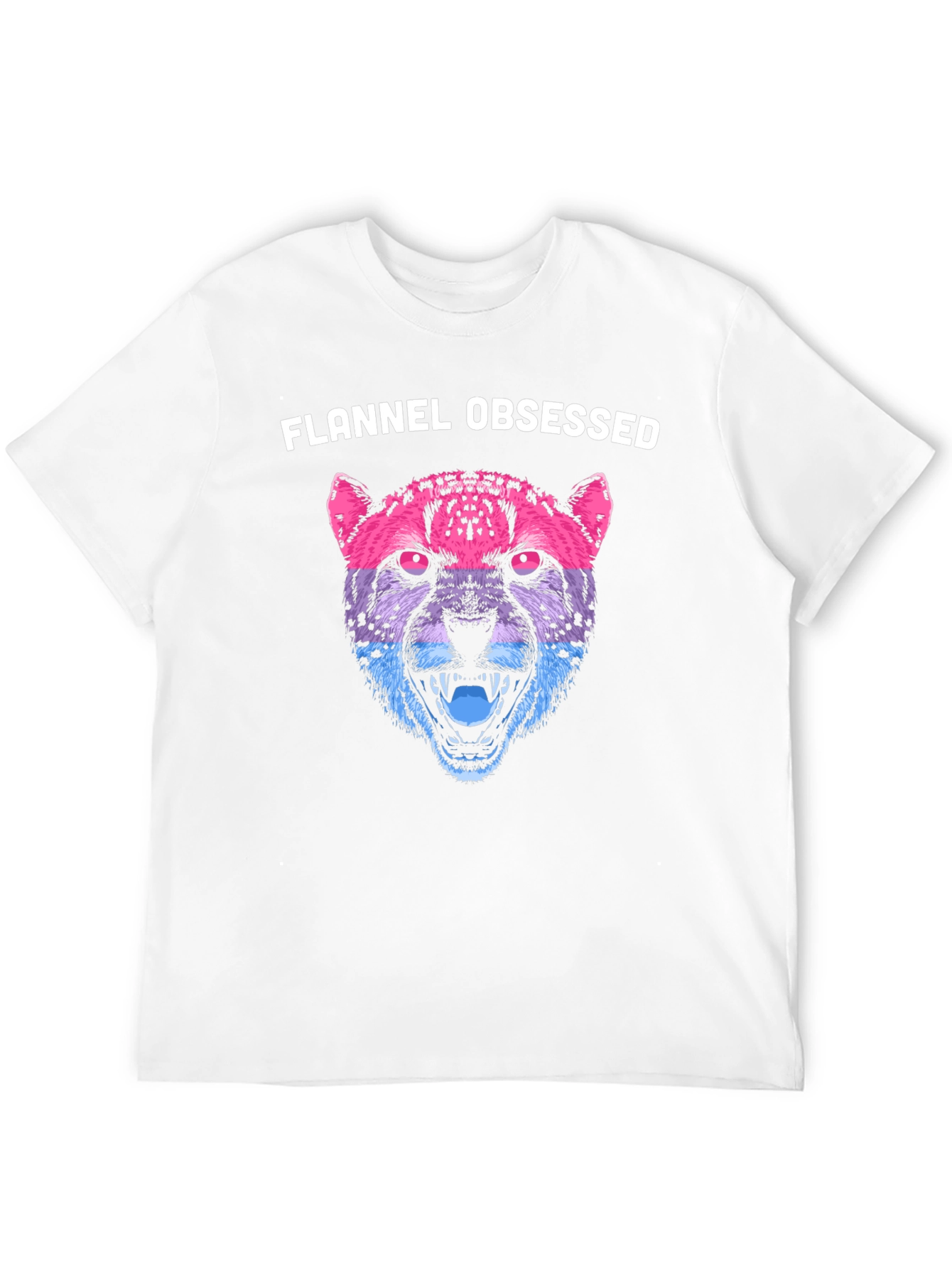 Flannel Obsessed Cheetah Graphic Tee