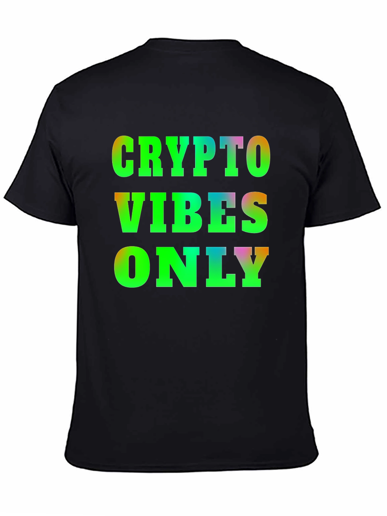 Crypto Vibes Only T-Shirt - Black