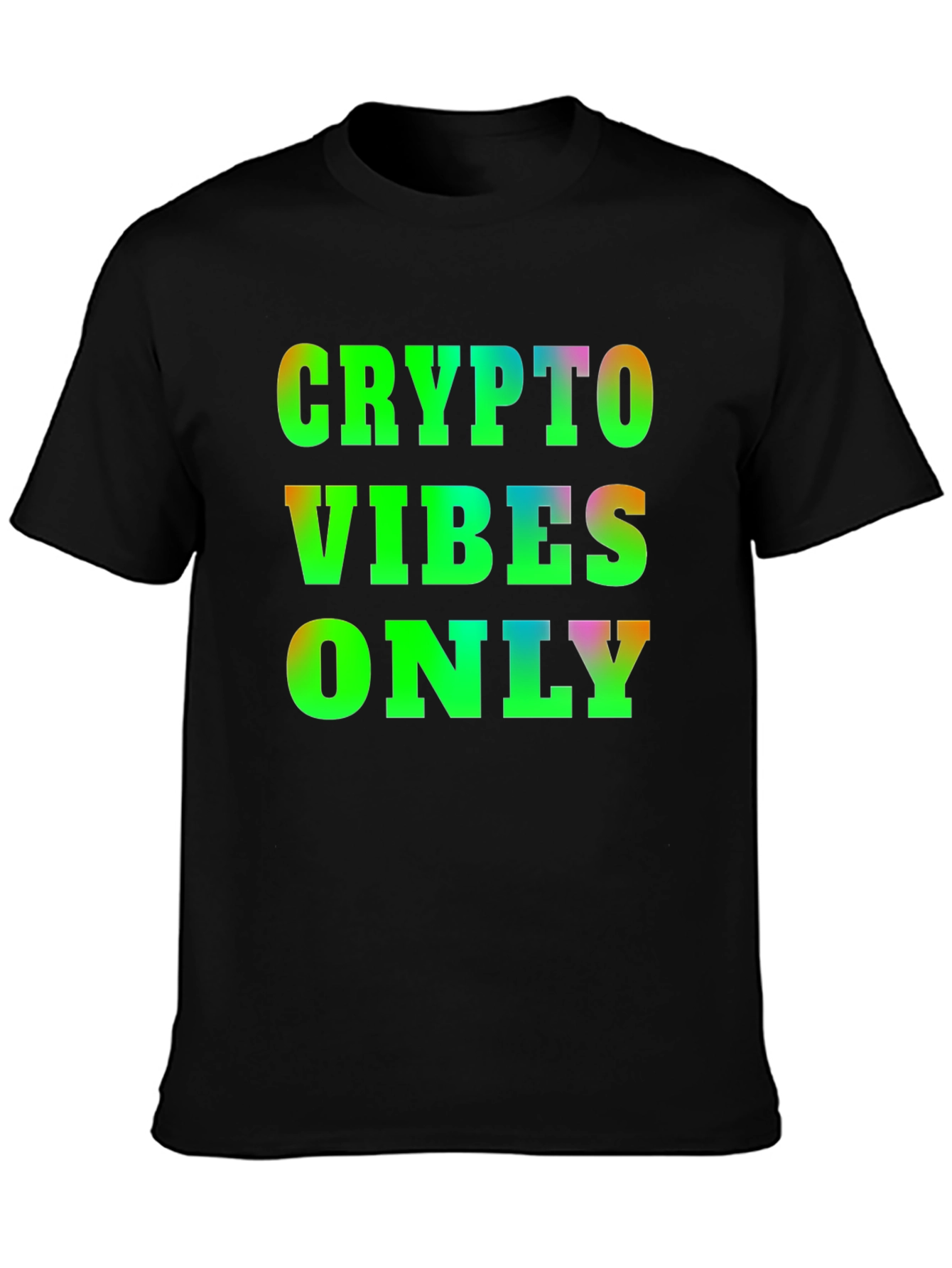 Crypto Vibes Only T-Shirt - Black