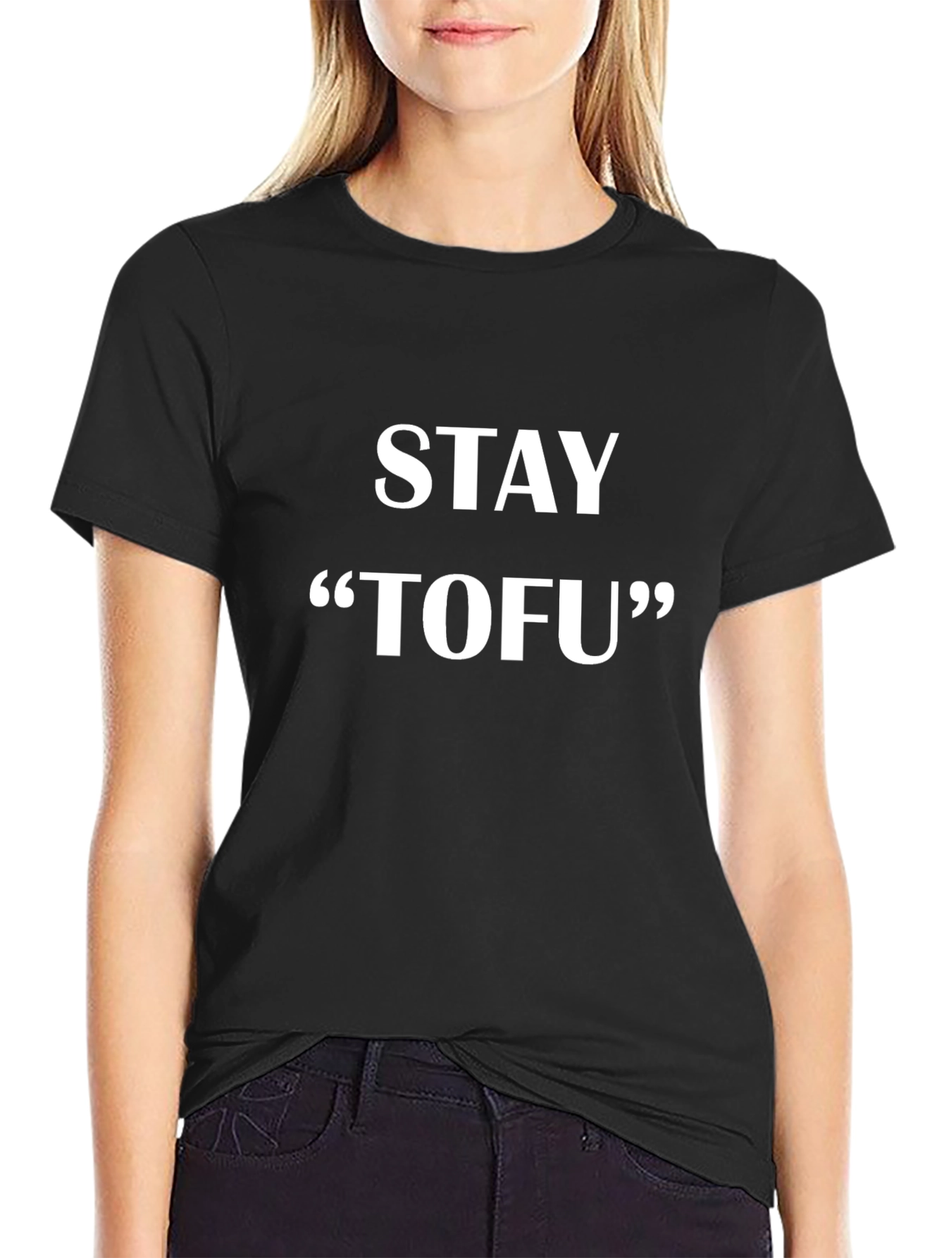 Stay Tofu Graphic T-Shirt - Soft Cotton Tee