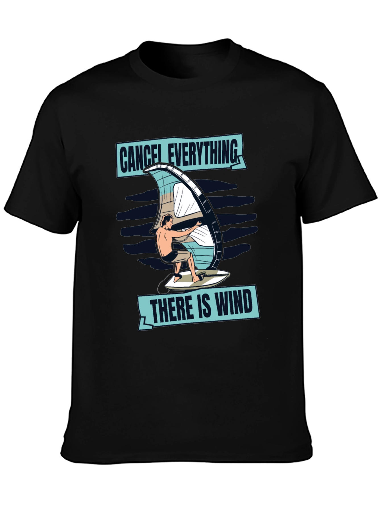 Cancel Everything Windsurfing T-Shirt