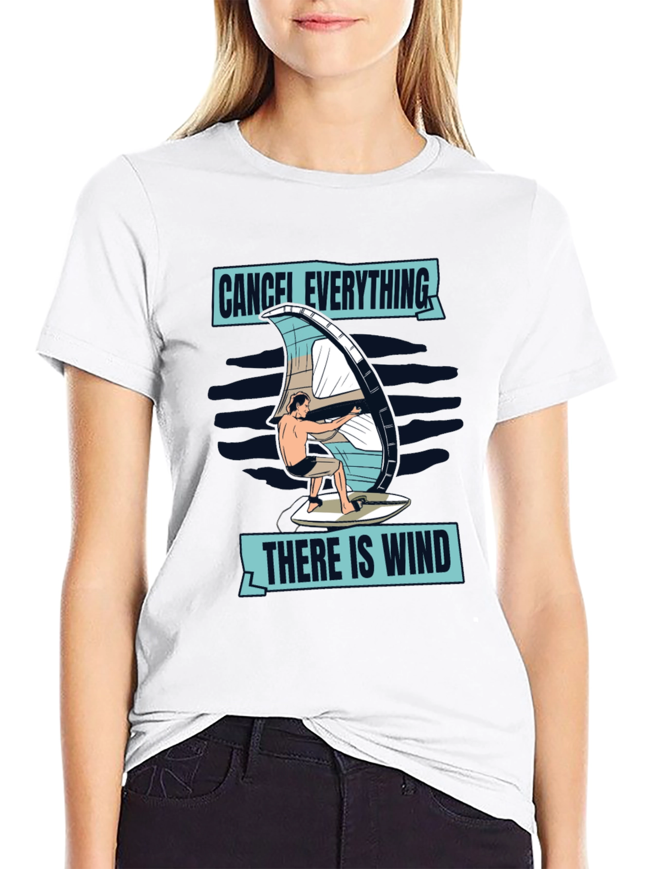 Cancel Everything Windsurfing T-Shirt