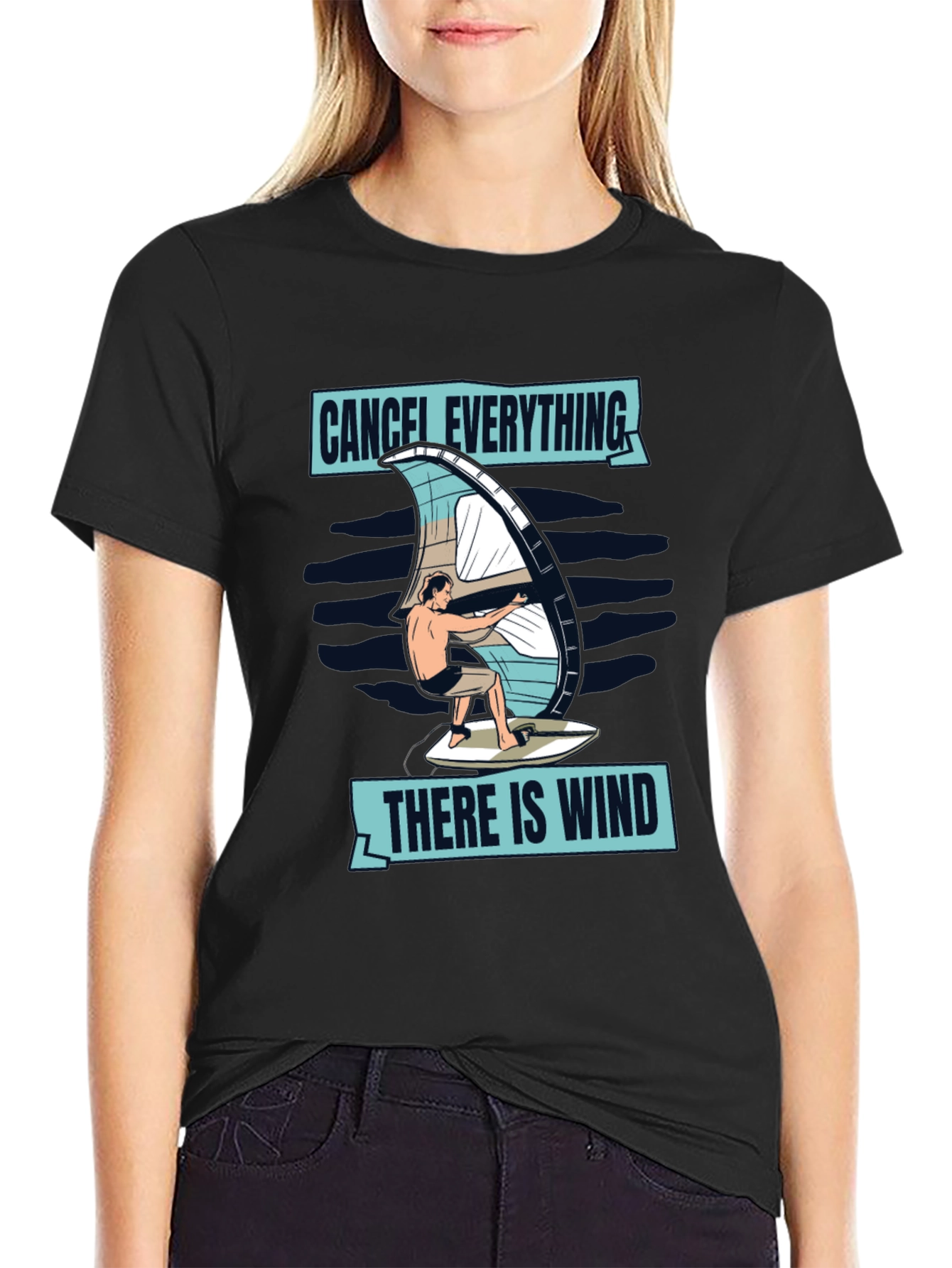 Cancel Everything Windsurfing T-Shirt