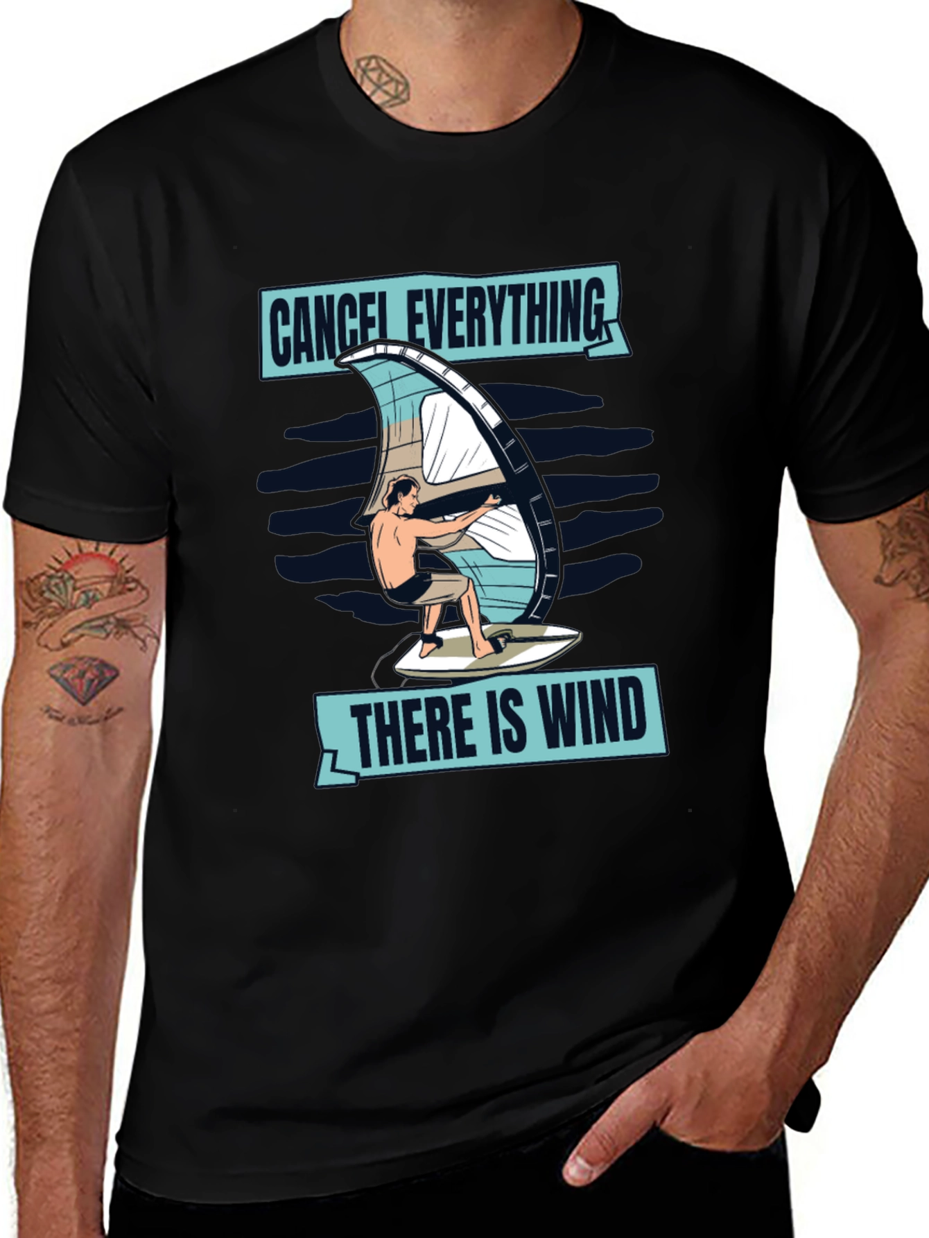 Cancel Everything Windsurfing T-Shirt