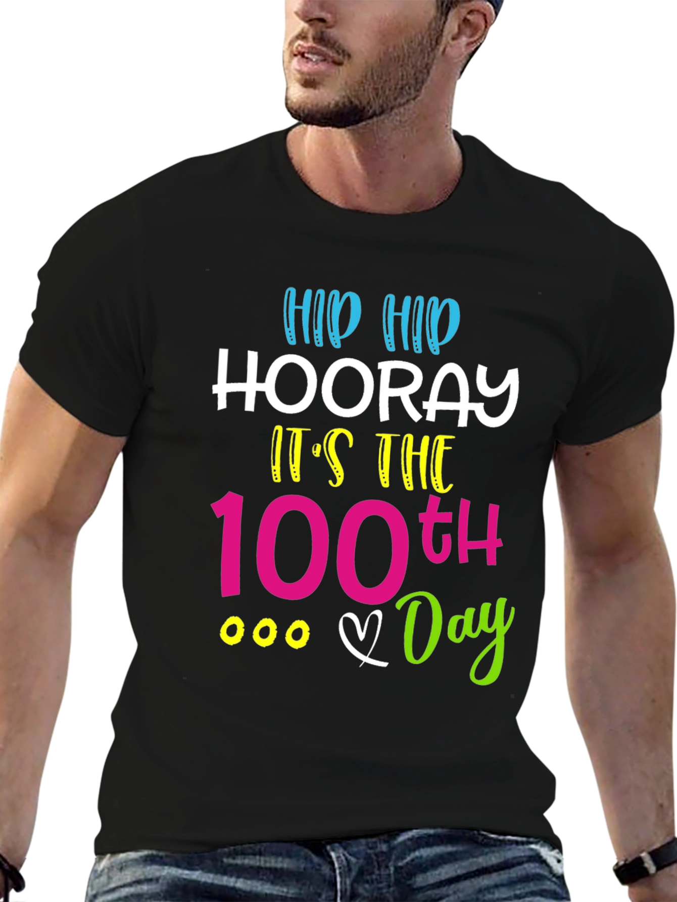 100th Day of School T-Shirt: Hip Hip Hooray