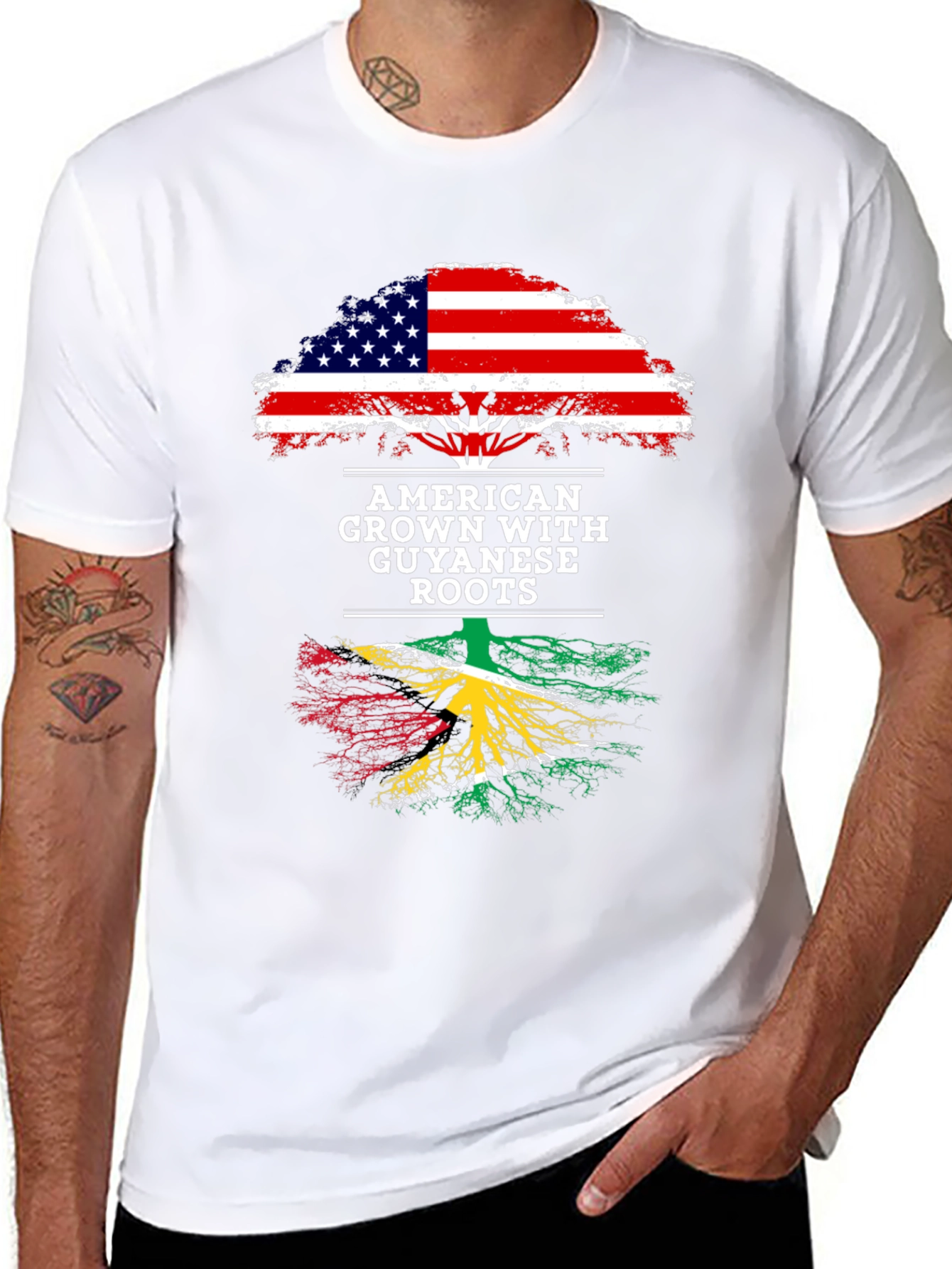 American Grown with Guyanese Roots T-Shirt