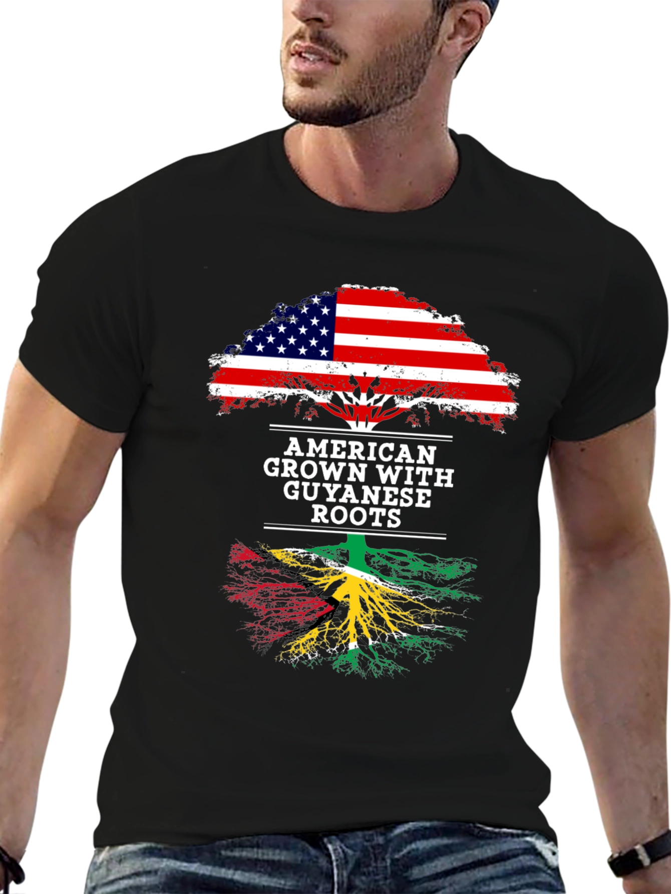 American Grown with Guyanese Roots T-Shirt