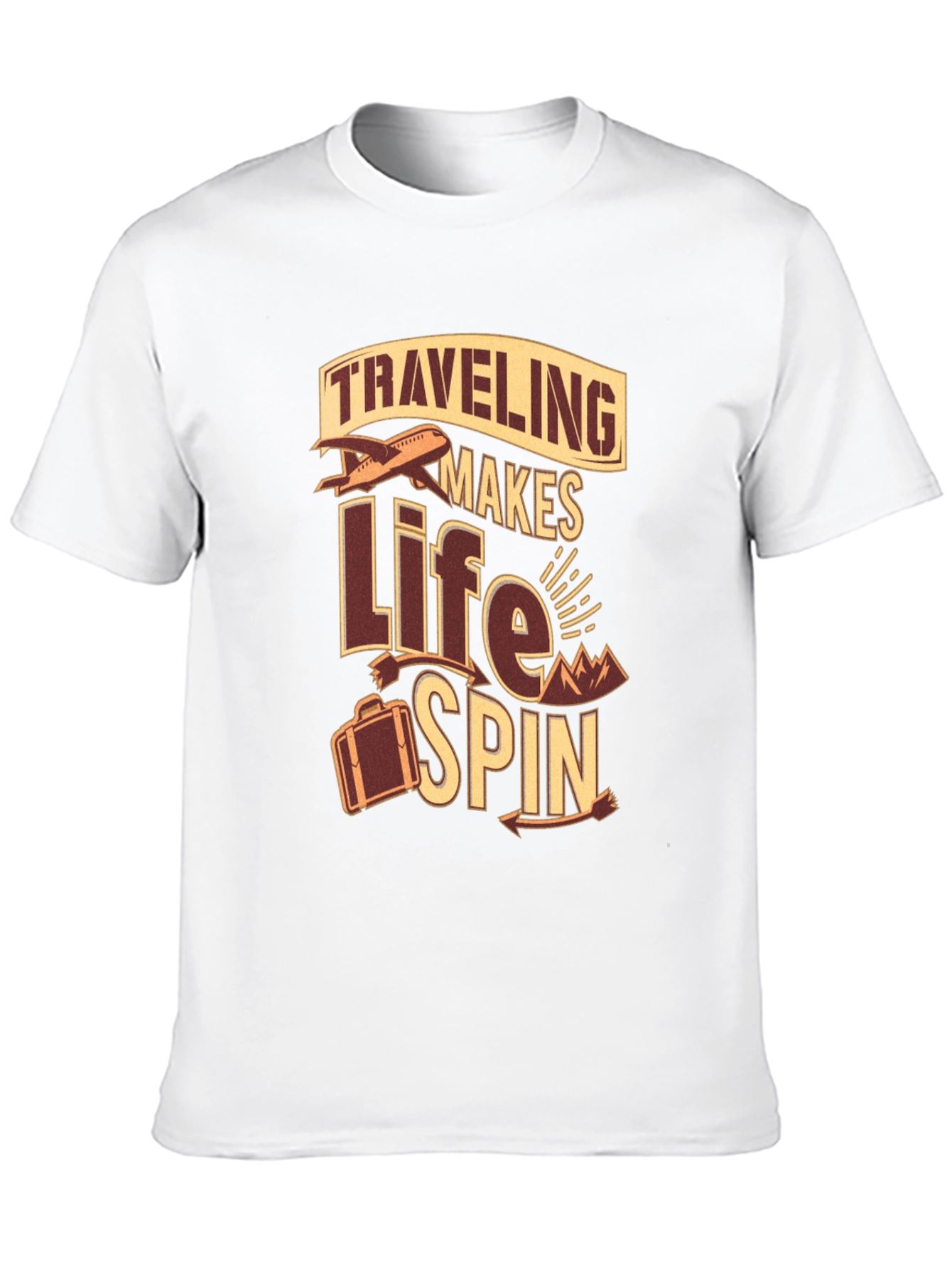 Traveling Makes Life Spin T-Shirt