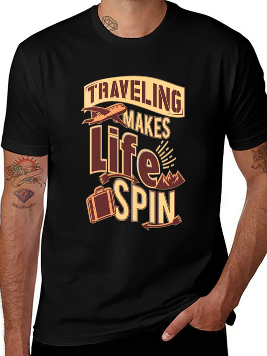 Traveling Makes Life Spin T-Shirt