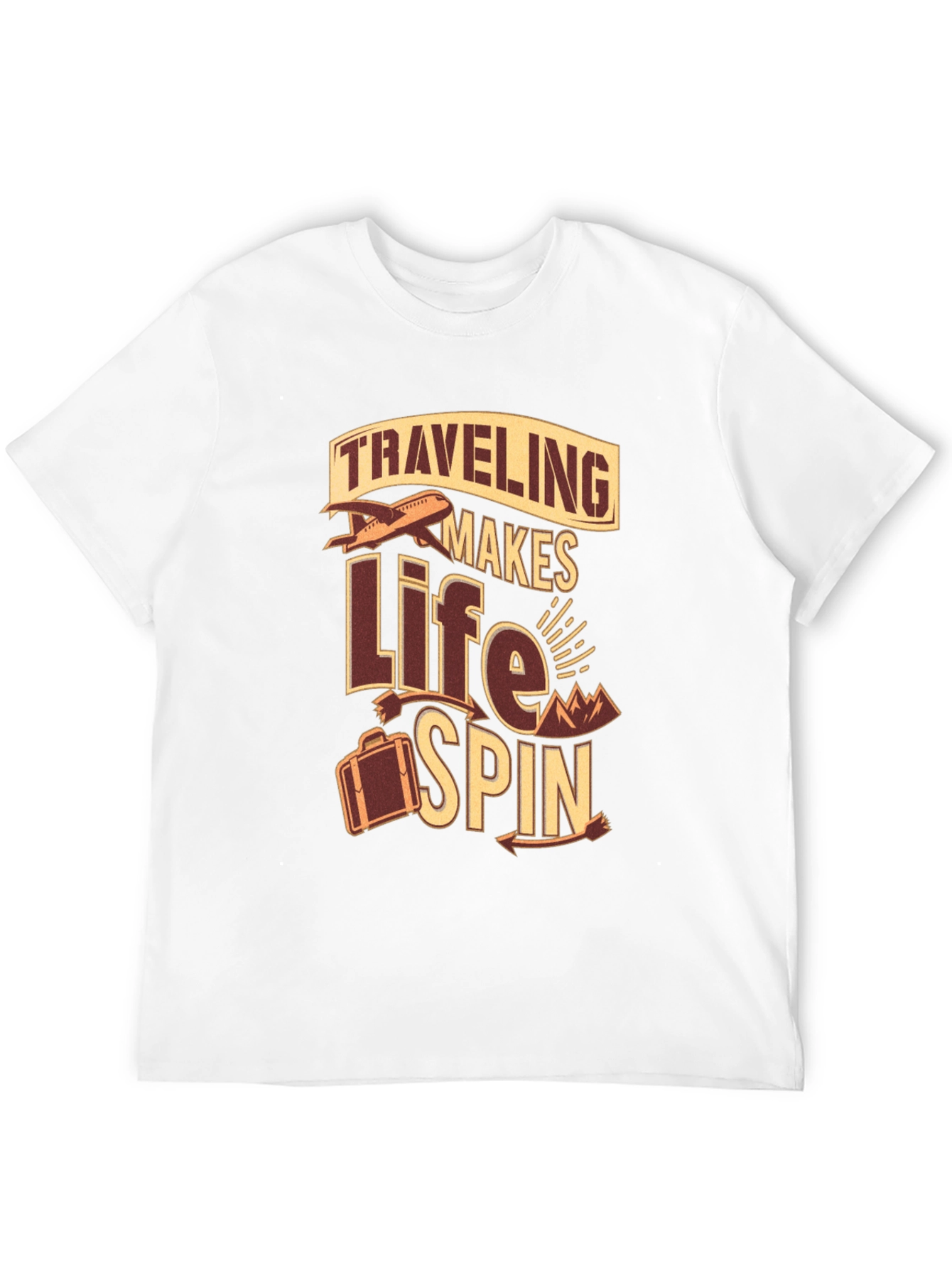 Traveling Makes Life Spin T-Shirt