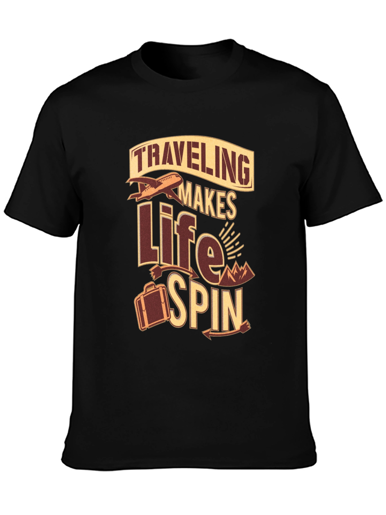 Traveling Makes Life Spin T-Shirt