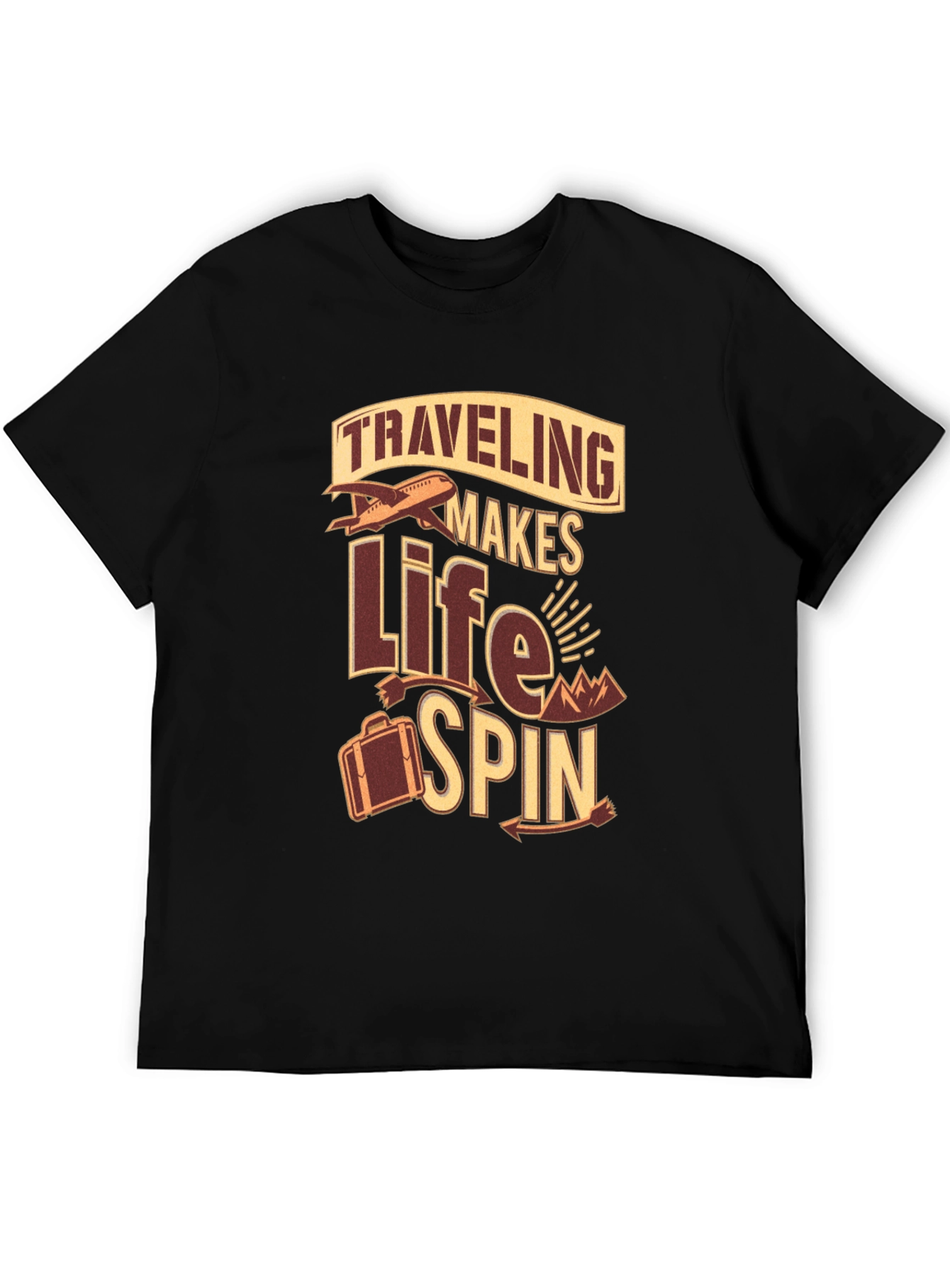 Traveling Makes Life Spin T-Shirt
