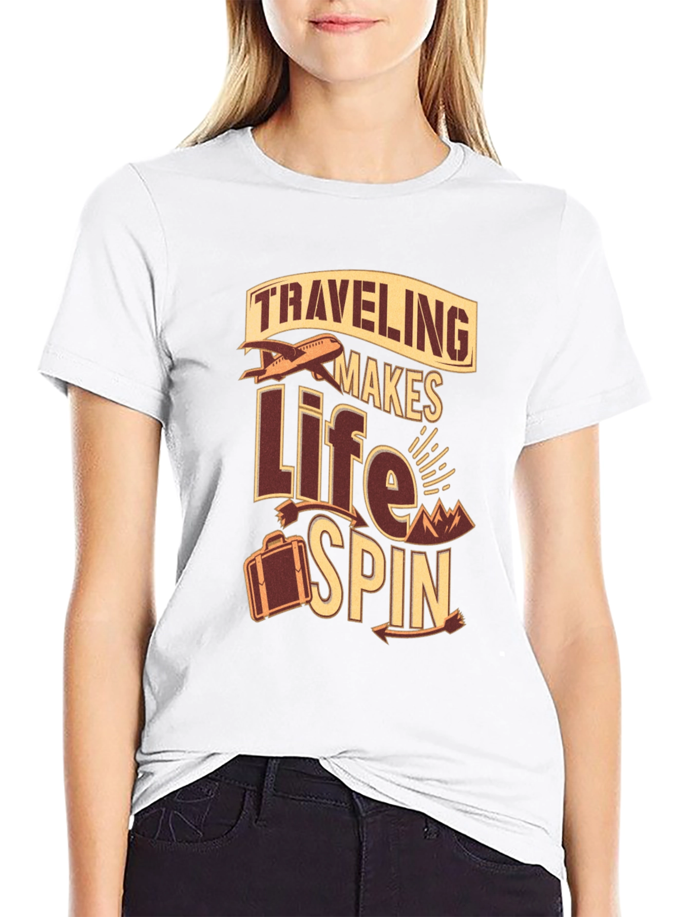 Traveling Makes Life Spin T-Shirt